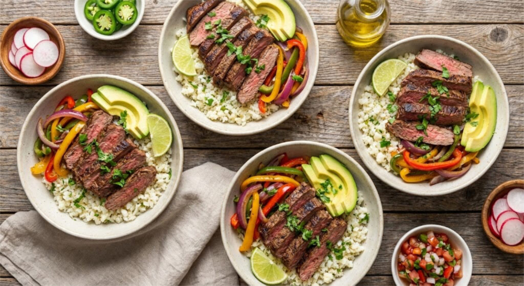 cilantro steak bowls recipe