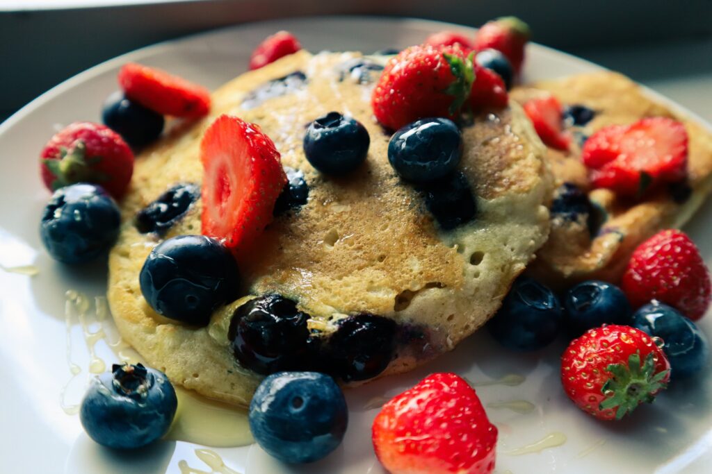 blueberry pancakes recipe healthy clean