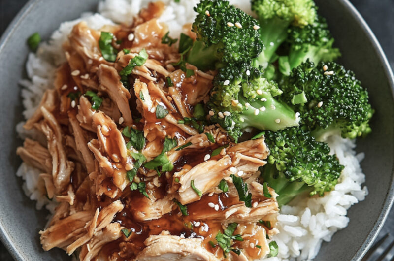 honey garlic chicken slow cooker protein