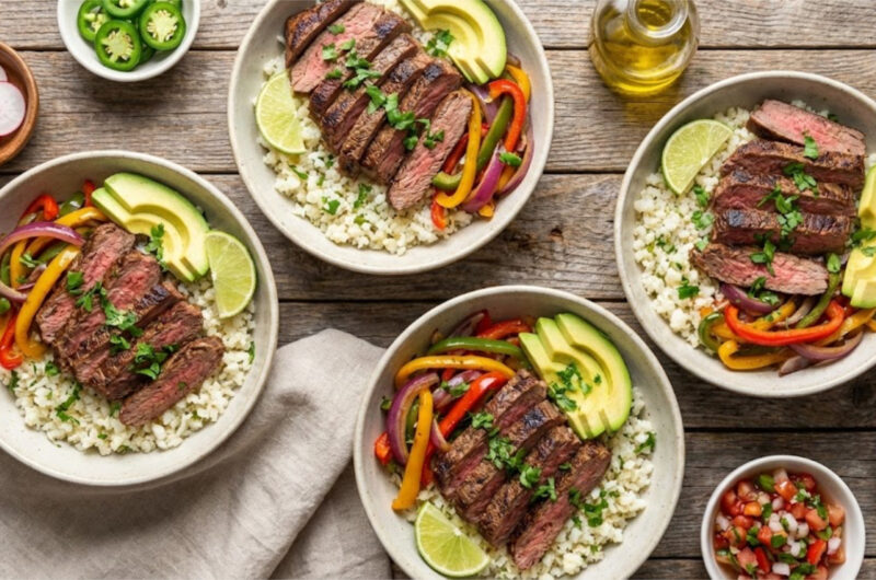 cilantro steak bowls recipe